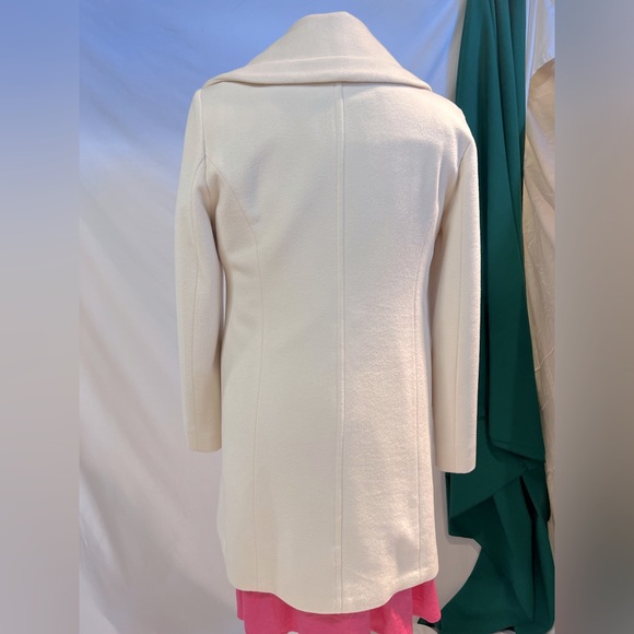 Anne Klein Cream Colored lined Peacoat - Picture 3 of 7